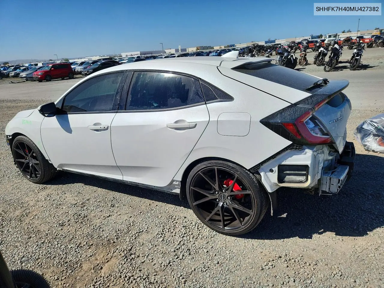 2021 HONDA CIVIC VIN SHHFK7H40MU427382 — фото 2