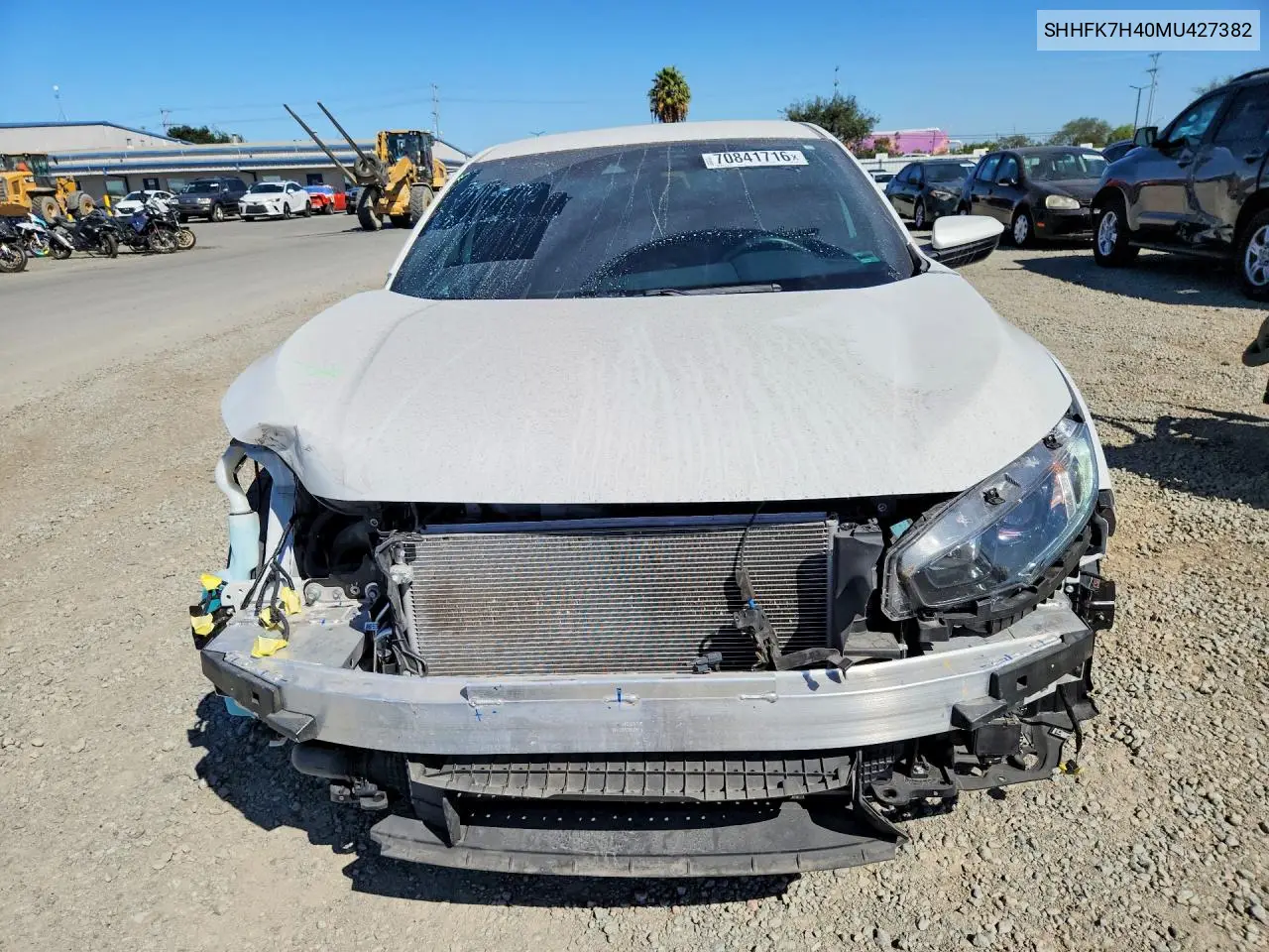 2021 HONDA CIVIC VIN SHHFK7H40MU427382 — фото 5