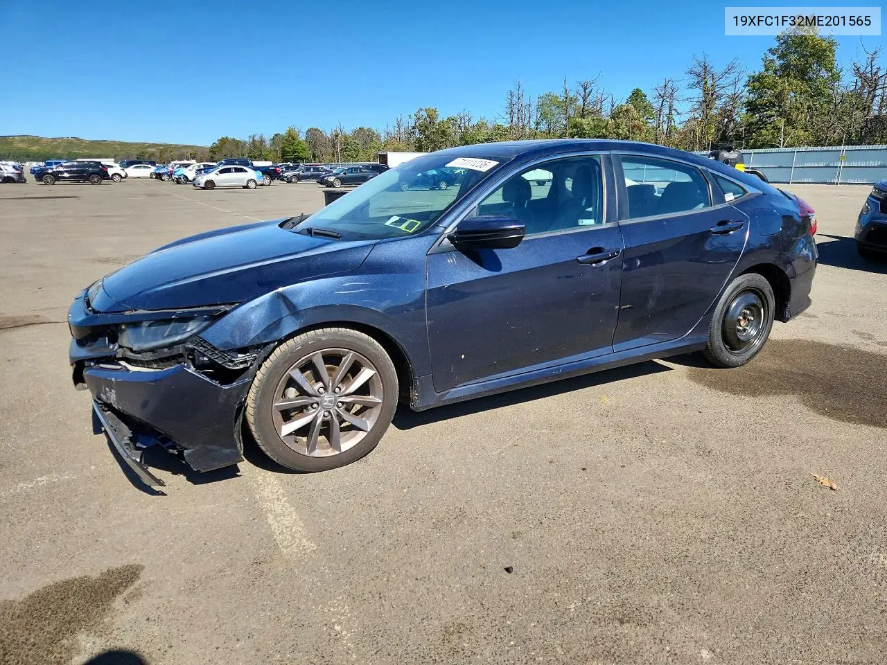 HONDA CIVIC 2021, VIN 19XFC1F32ME201565