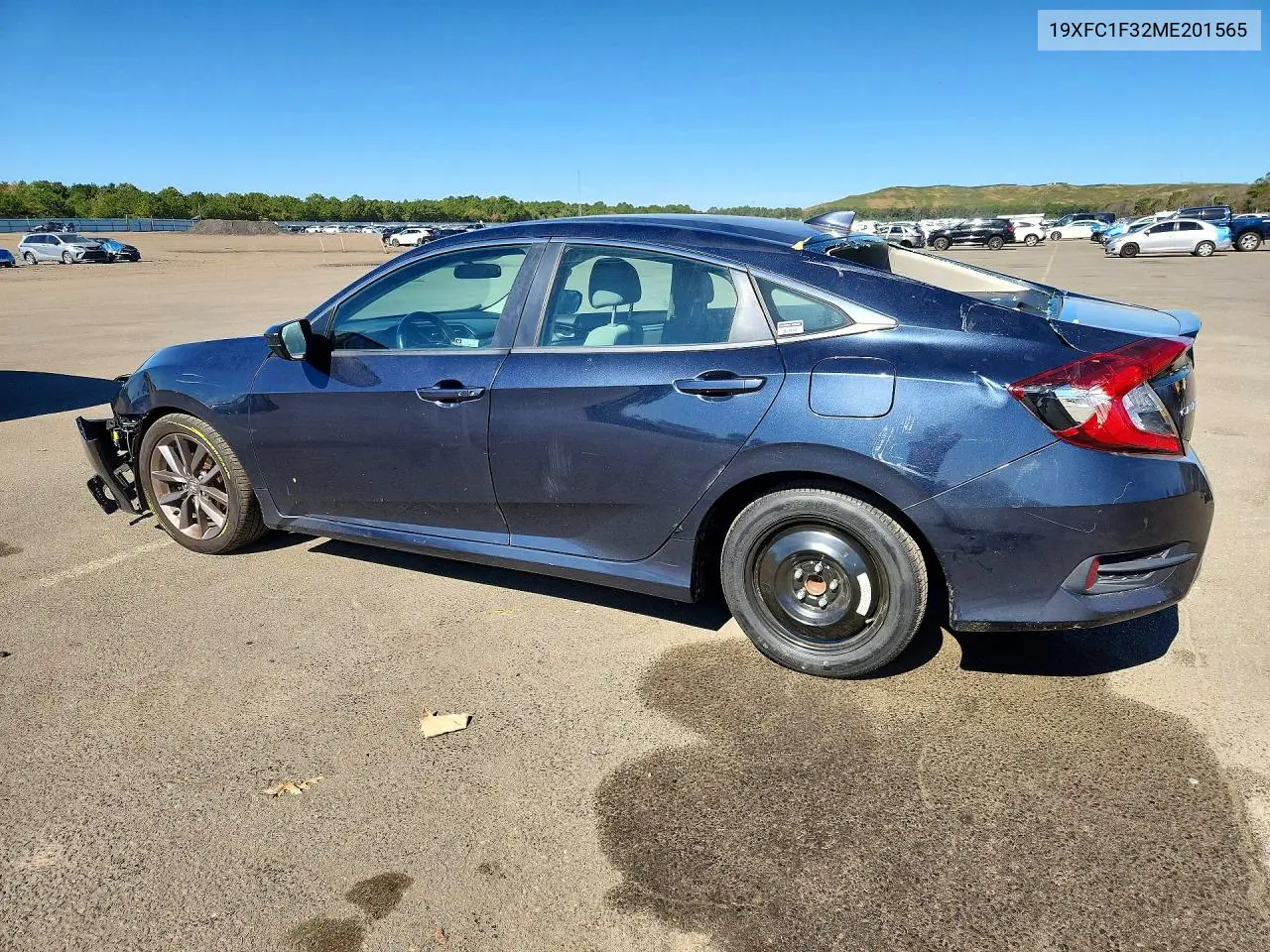 2021 HONDA CIVIC VIN 19XFC1F32ME201565 — фото 2