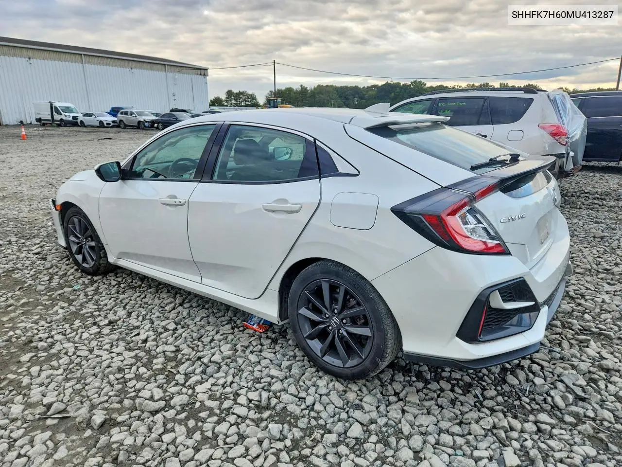 2021 HONDA CIVIC VIN SHHFK7H60MU413287 — фото 2