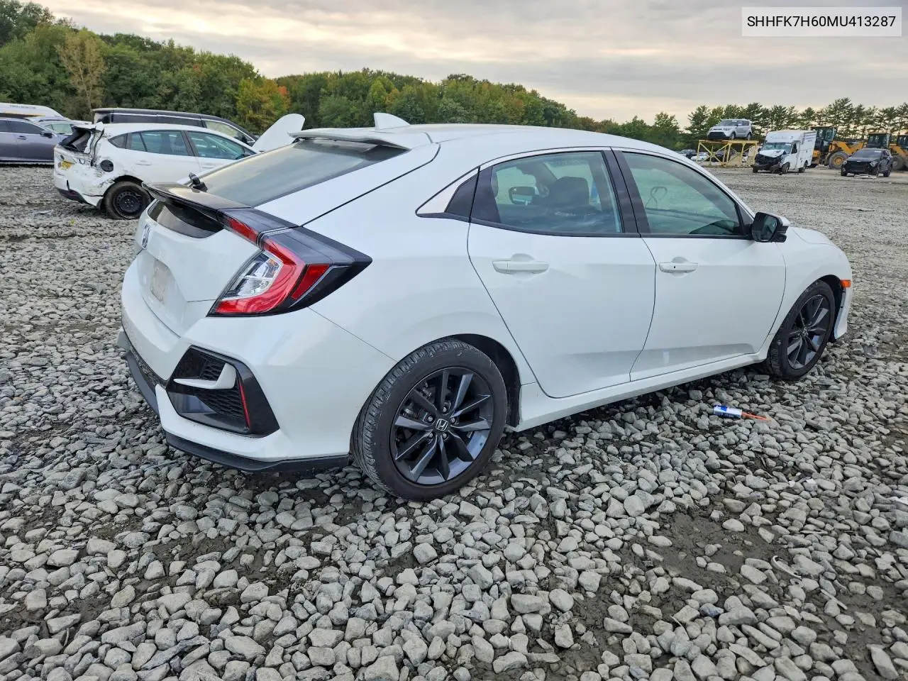 2021 HONDA CIVIC VIN SHHFK7H60MU413287 — фото 3