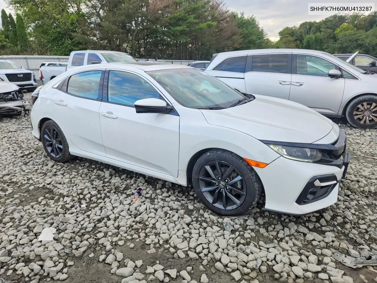 2021 HONDA CIVIC VIN SHHFK7H60MU413287 — фото 4