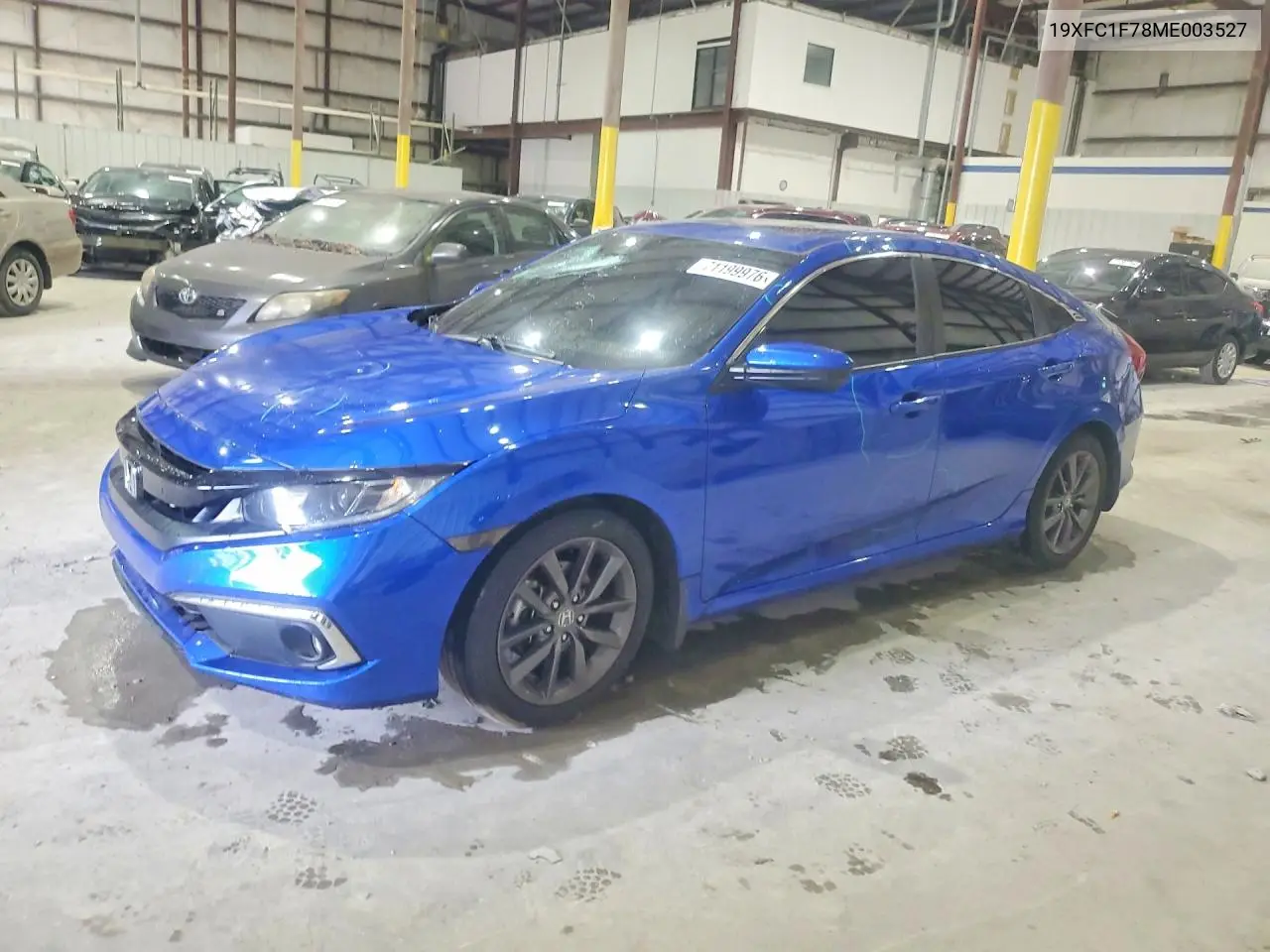 HONDA CIVIC 2021, VIN 19XFC1F78ME003527