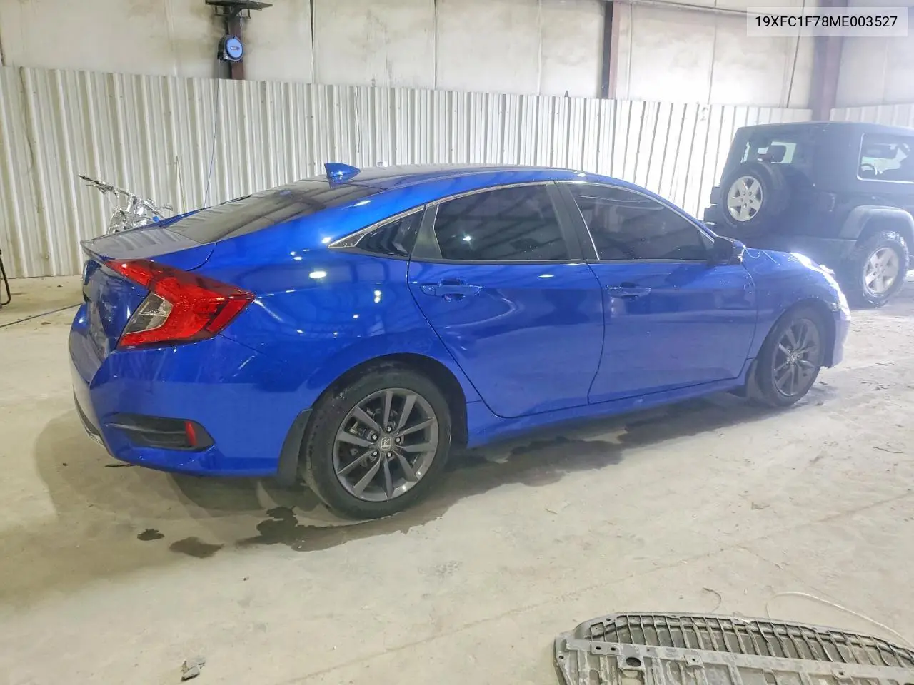 2021 HONDA CIVIC VIN 19XFC1F78ME003527 — фото 3