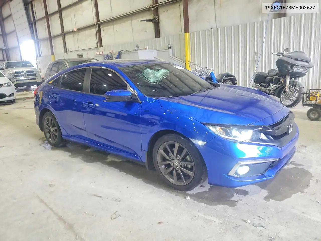 2021 HONDA CIVIC VIN 19XFC1F78ME003527 — фото 4