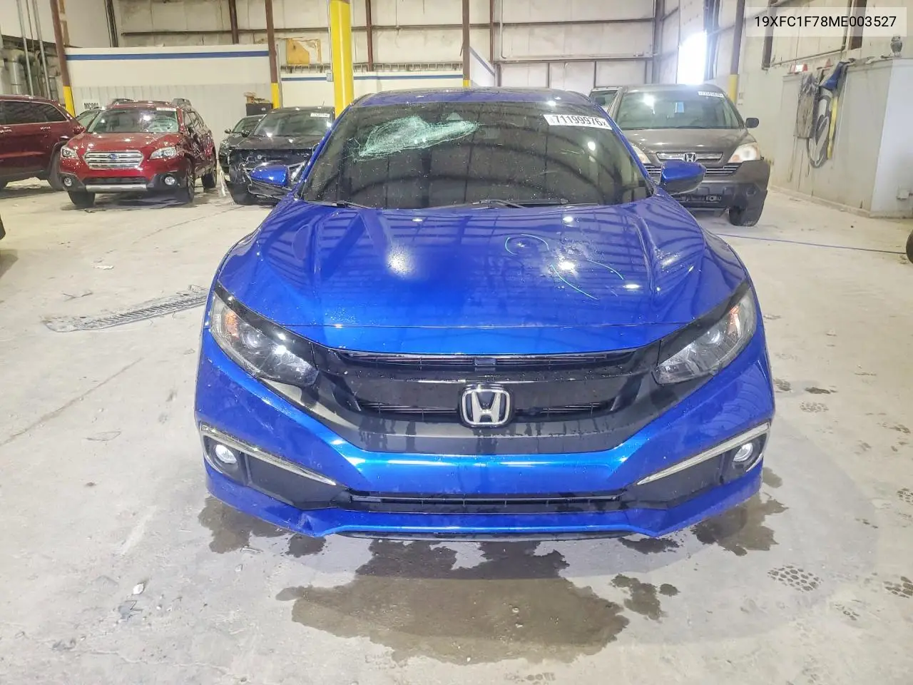 2021 HONDA CIVIC VIN 19XFC1F78ME003527 — фото 5