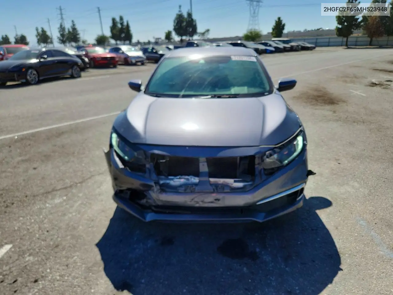 2021 HONDA CIVIC VIN 2HGFC2F69MH523948 — фото 5