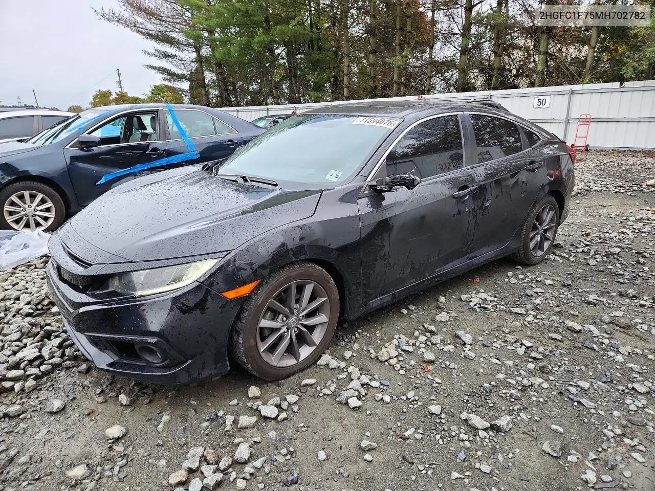 HONDA CIVIC 2021, VIN 2HGFC1F75MH702782