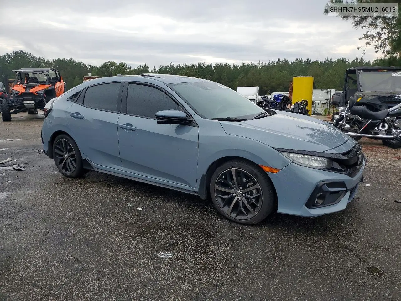 2021 HONDA CIVIC VIN SHHFK7H95MU216013 — фото 4
