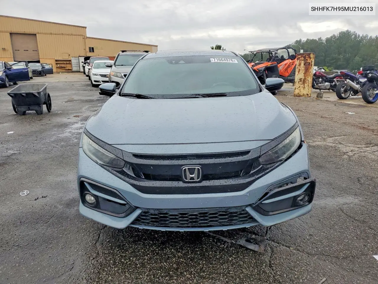 2021 HONDA CIVIC VIN SHHFK7H95MU216013 — фото 5