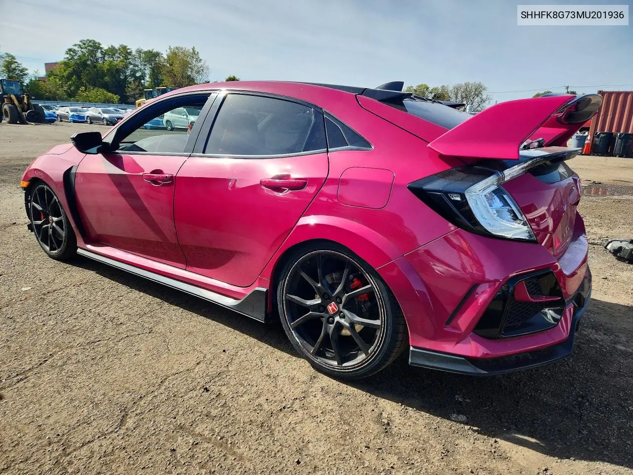 2021 HONDA CIVIC VIN SHHFK8G73MU201936 — фото 2