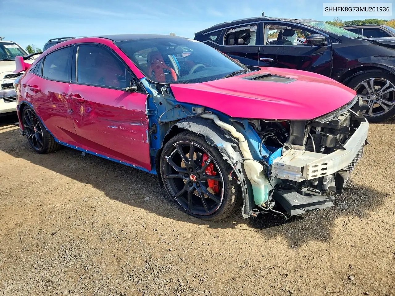 2021 HONDA CIVIC VIN SHHFK8G73MU201936 — фото 4