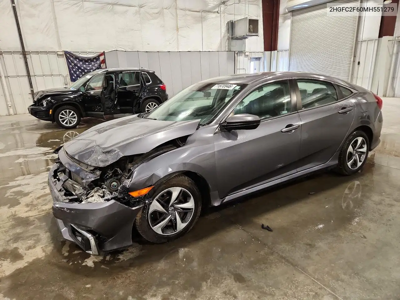 HONDA CIVIC 2021, VIN 2HGFC2F60MH551279
