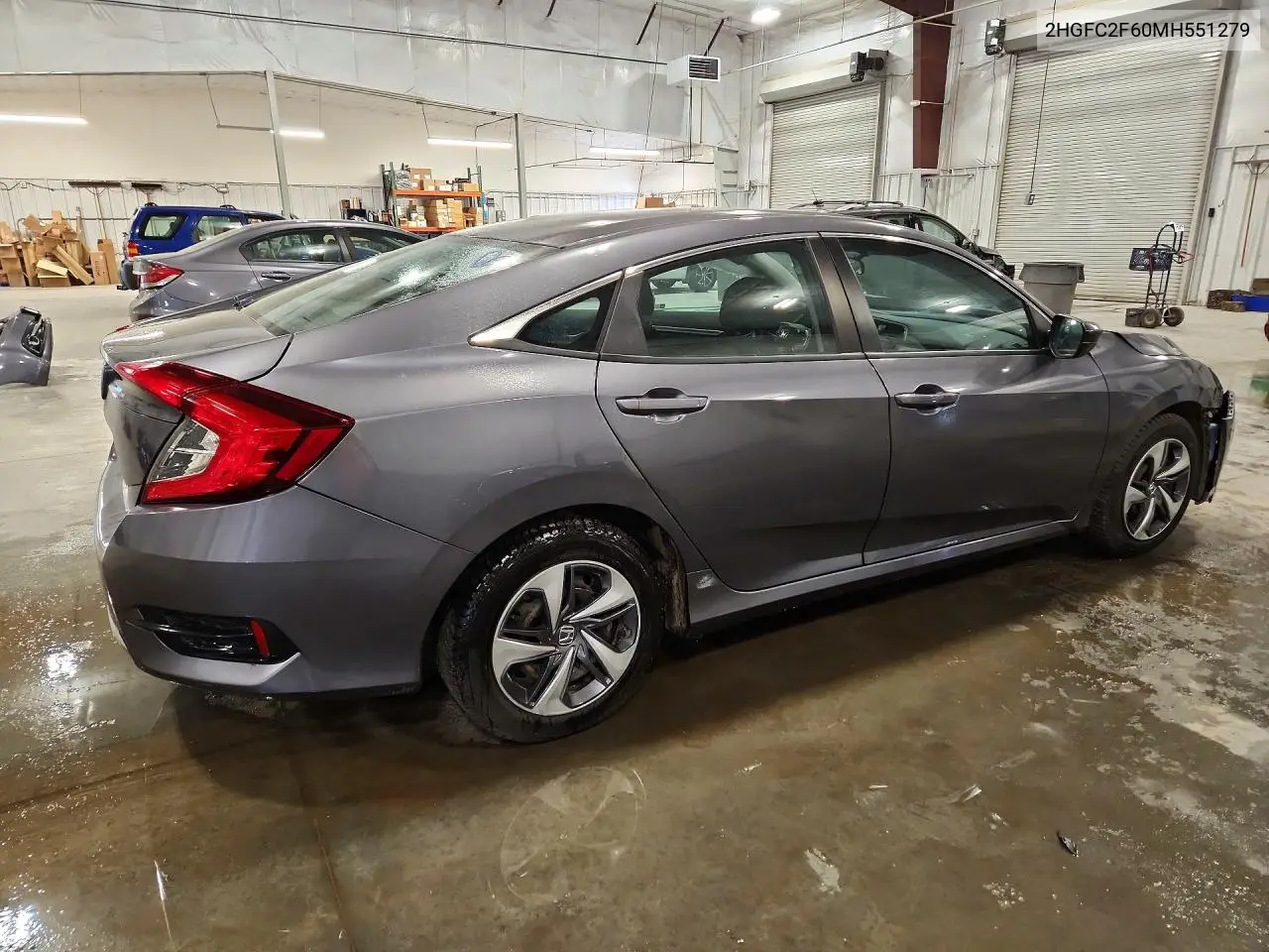 2021 HONDA CIVIC VIN 2HGFC2F60MH551279 — фото 3