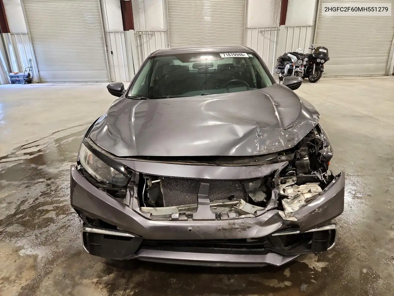 2021 HONDA CIVIC VIN 2HGFC2F60MH551279 — фото 5