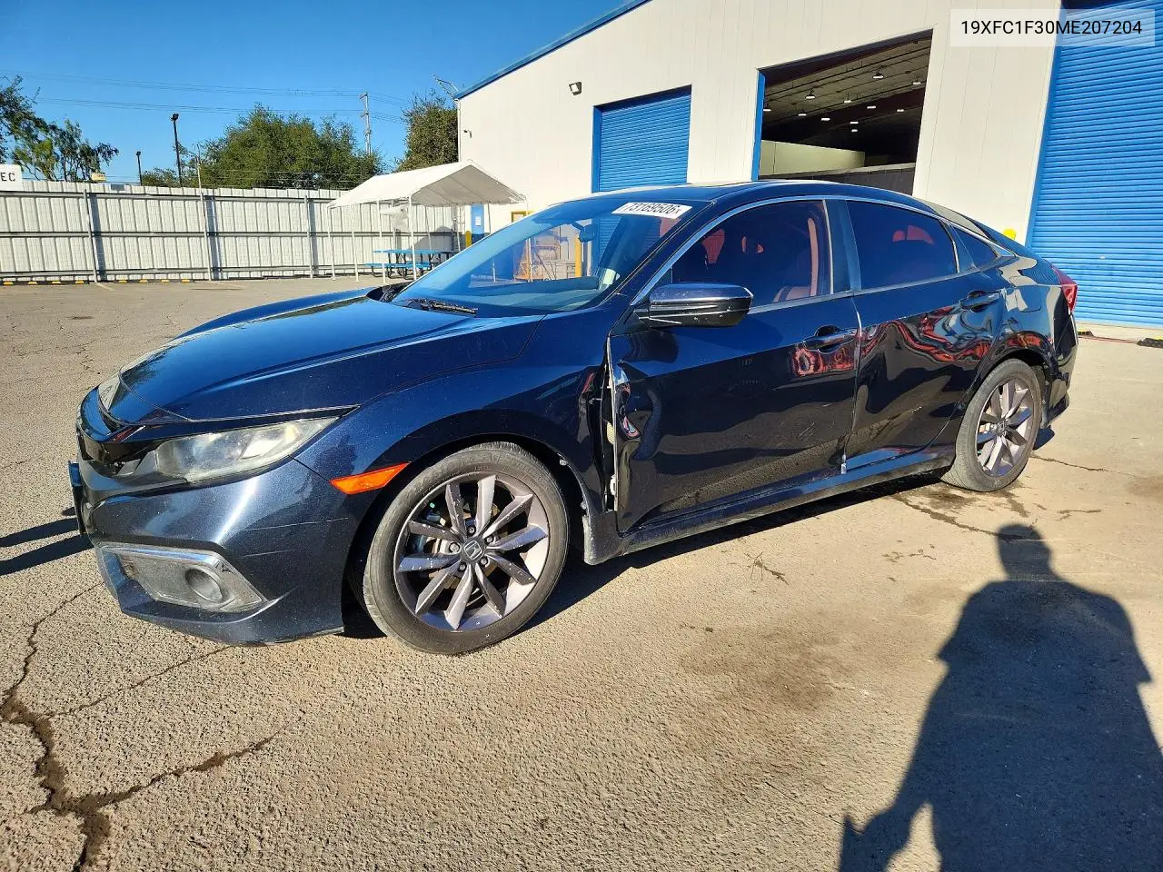 HONDA CIVIC 2021, VIN 19XFC1F30ME207204
