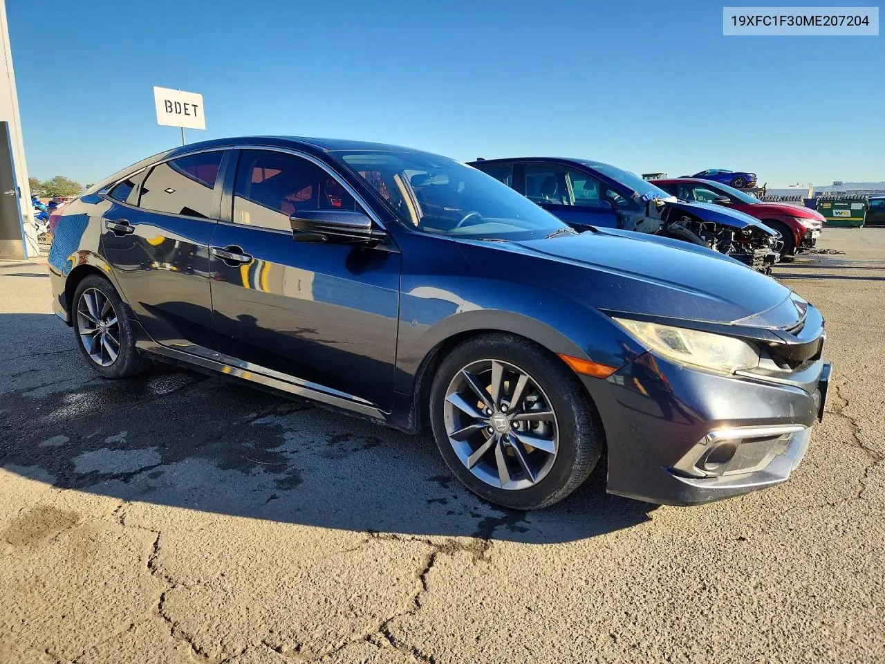 2021 HONDA CIVIC VIN 19XFC1F30ME207204 — фото 4