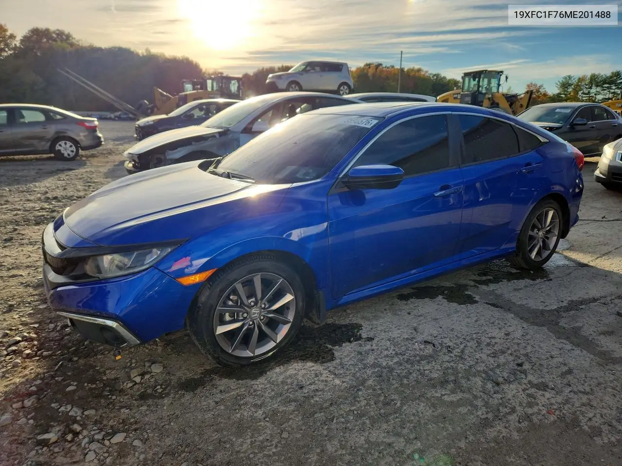 HONDA CIVIC 2021, VIN 19XFC1F76ME201488