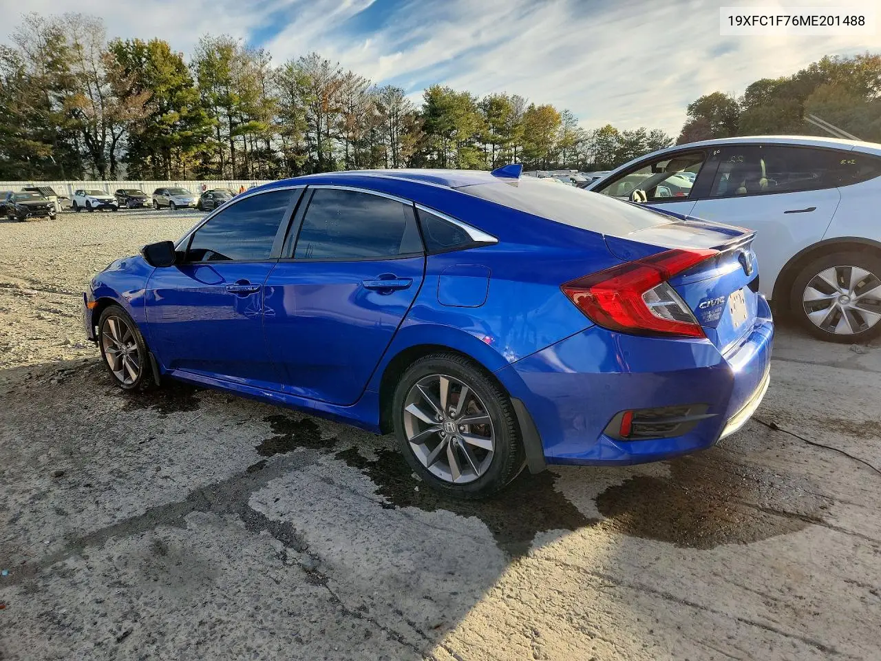 2021 HONDA CIVIC VIN 19XFC1F76ME201488 — фото 2