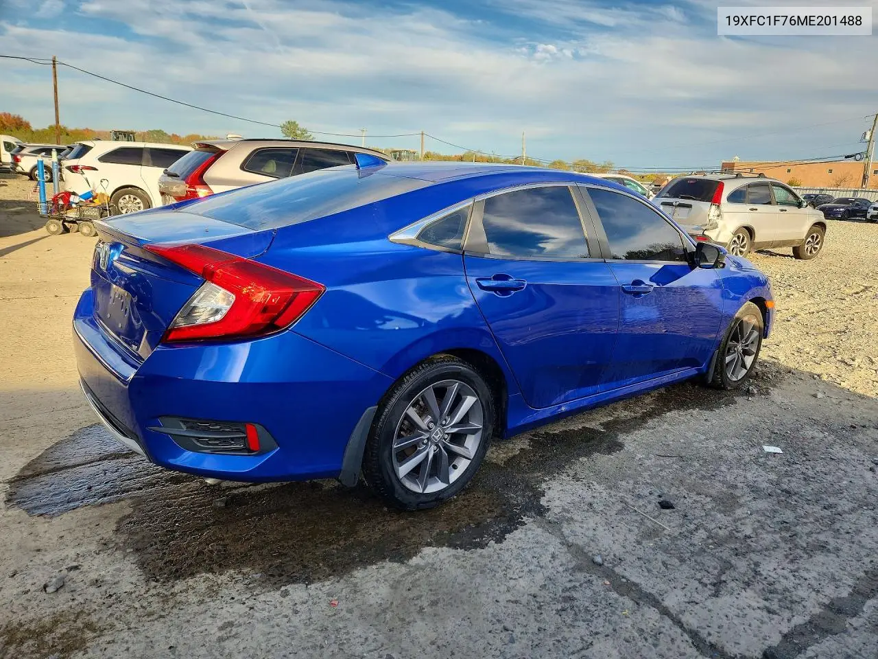 2021 HONDA CIVIC VIN 19XFC1F76ME201488 — фото 3