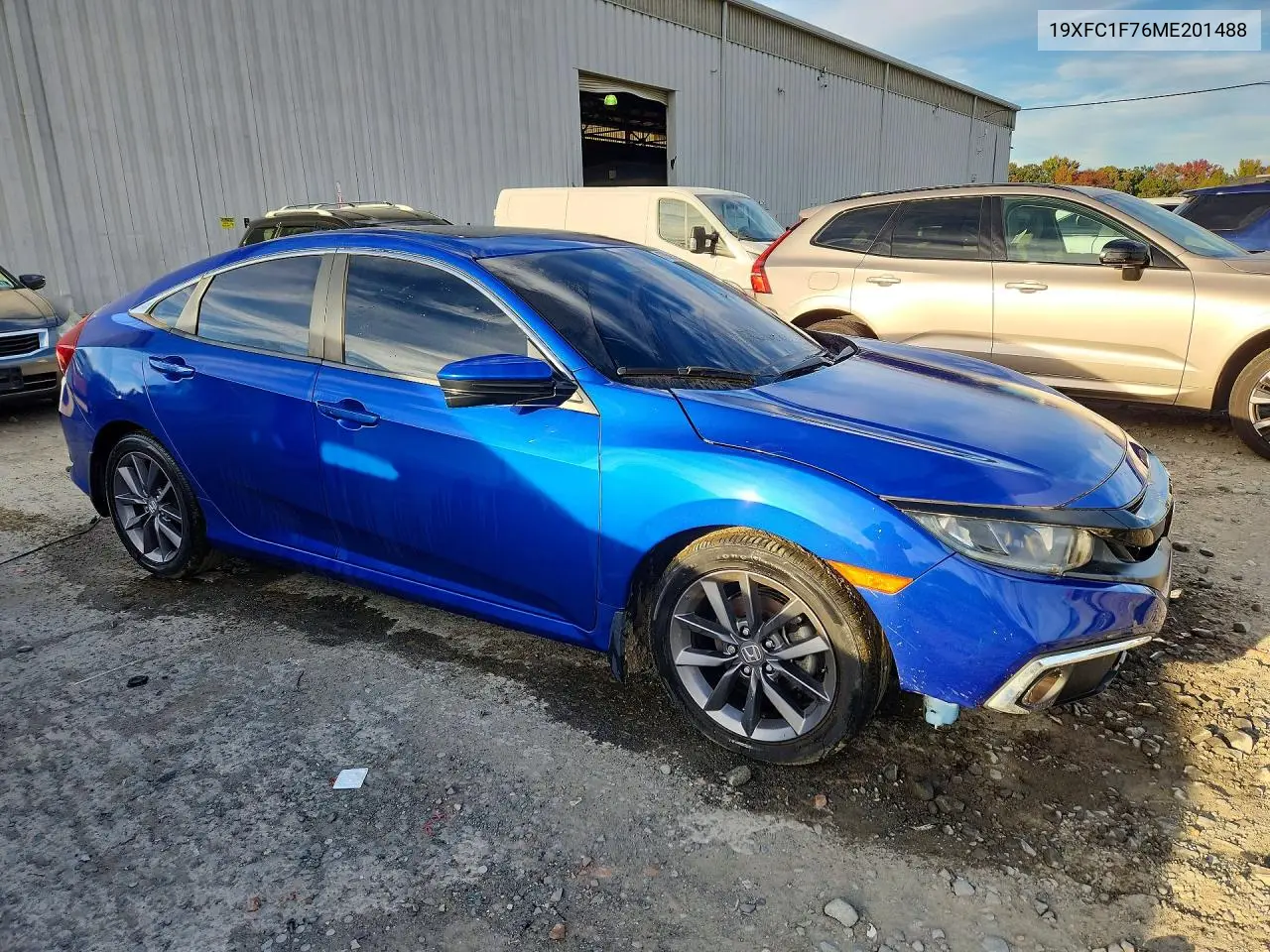 2021 HONDA CIVIC VIN 19XFC1F76ME201488 — фото 4