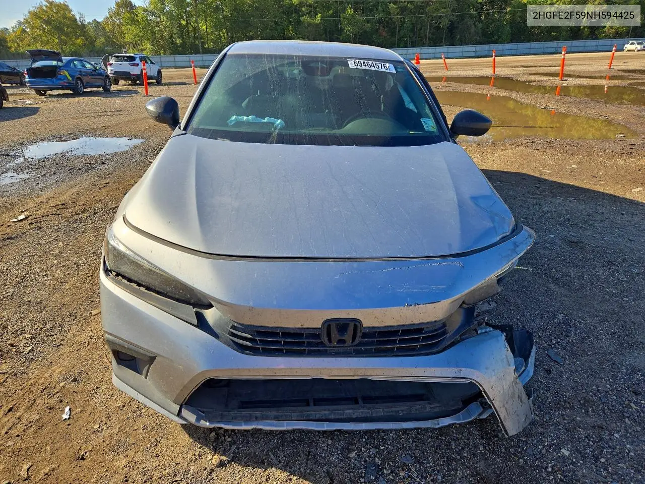 2022 HONDA CIVIC VIN 2HGFE2F59NH594425 — фото 5