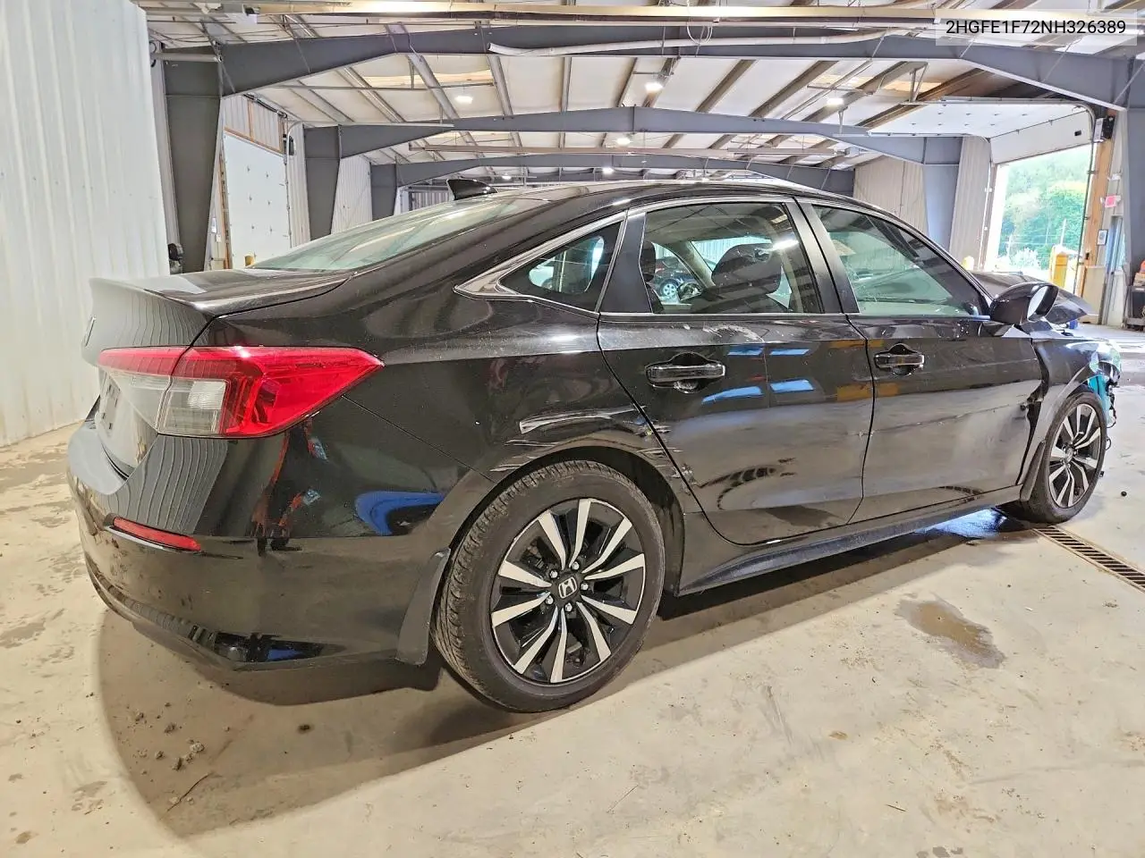 2022 HONDA CIVIC VIN 2HGFE1F72NH326389 — фото 3