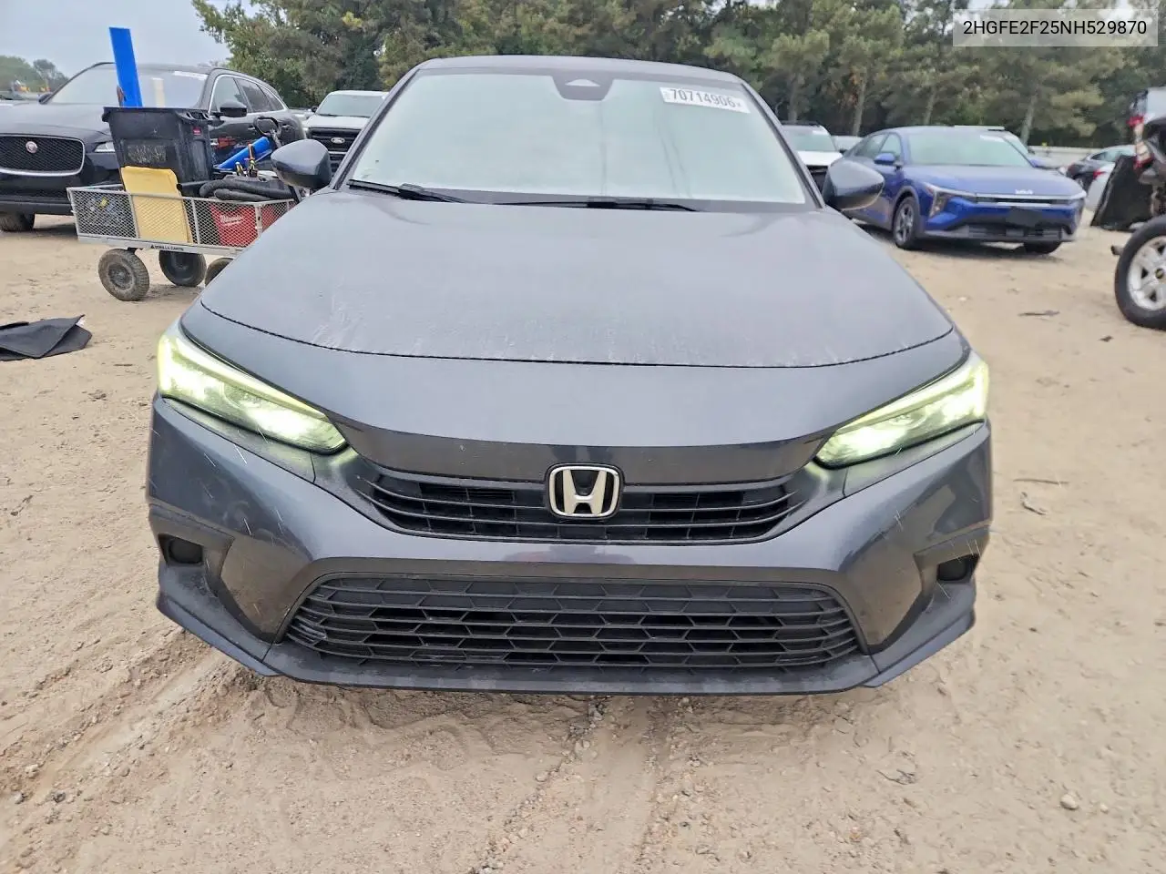 2022 HONDA CIVIC VIN 2HGFE2F25NH529870 — фото 5