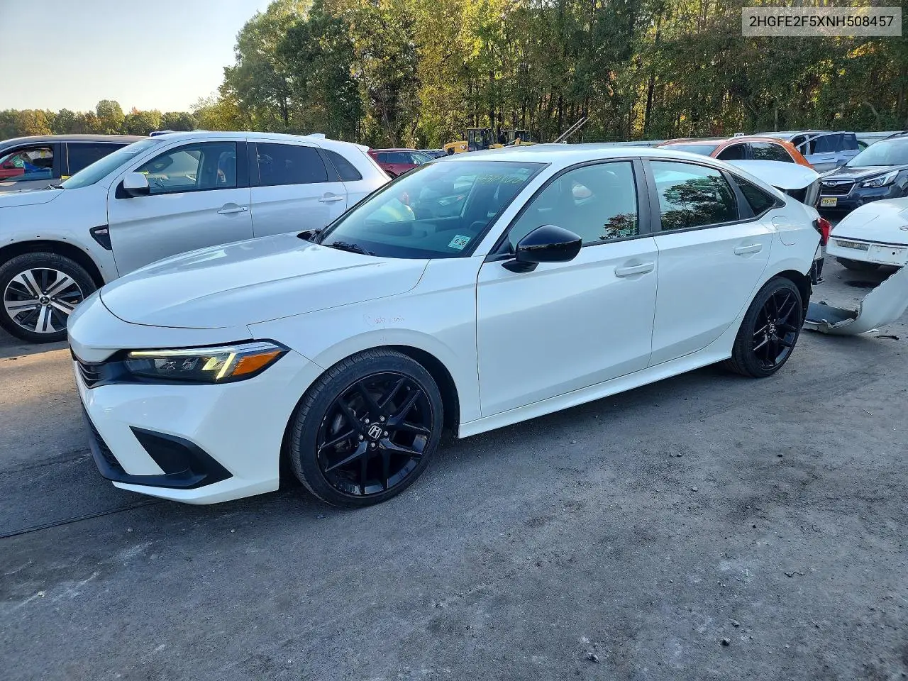 HONDA CIVIC 2022, VIN 2HGFE2F5XNH508457