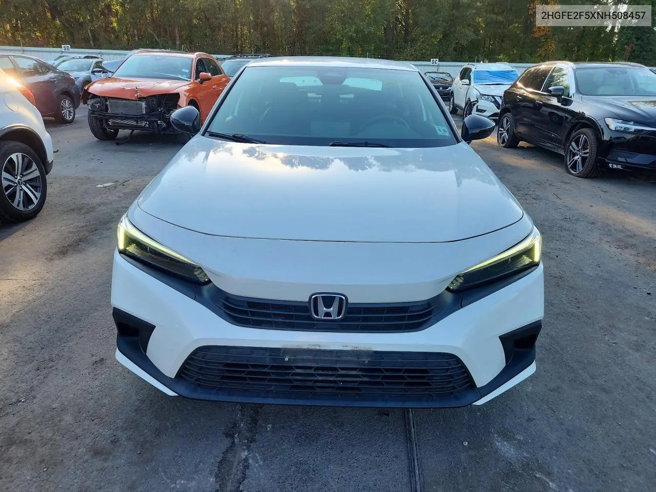 2022 HONDA CIVIC VIN 2HGFE2F5XNH508457 — фото 5