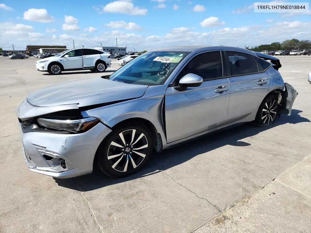 HONDA CIVIC 2022, VIN 19XFL1H79NE018844