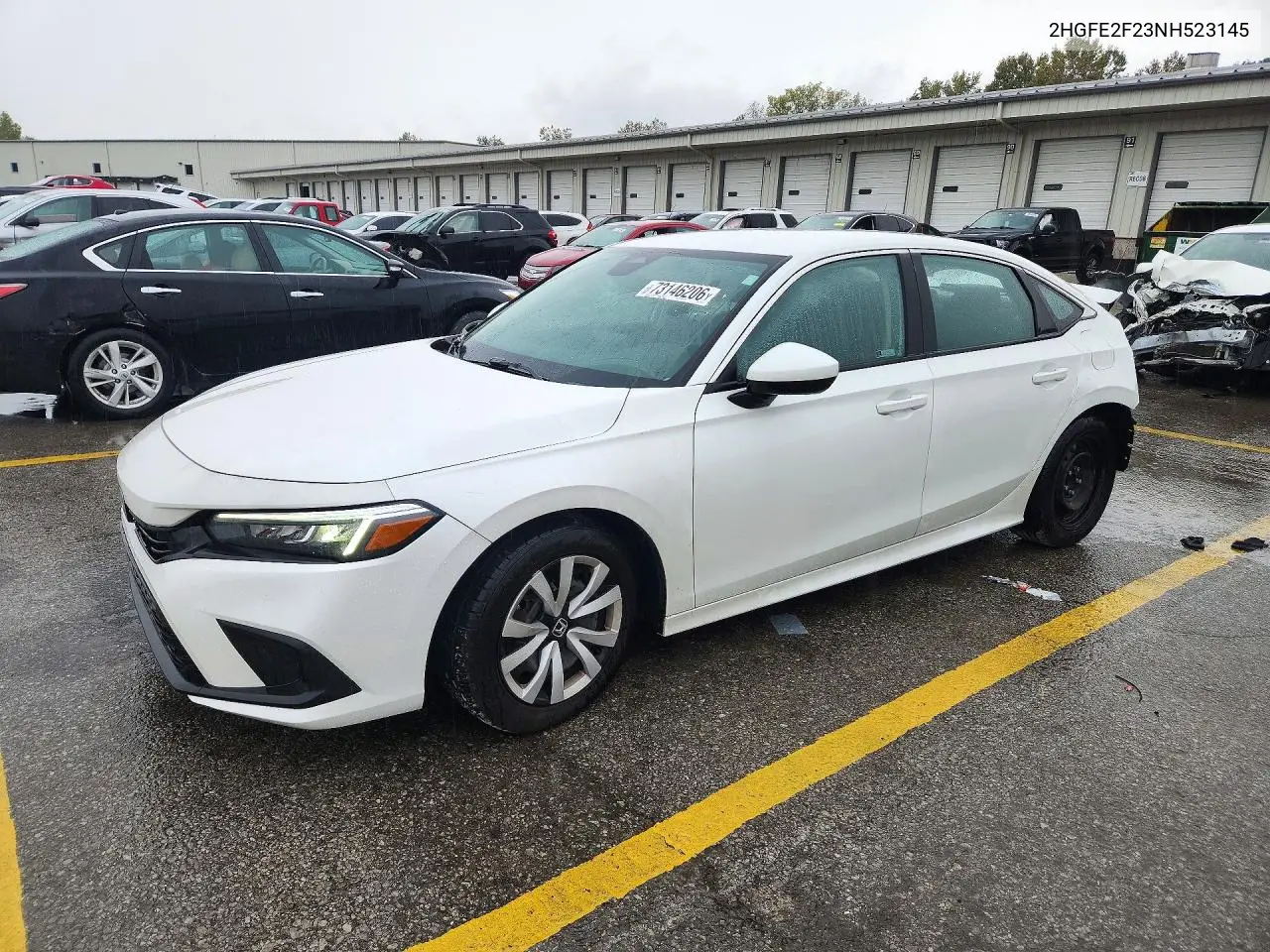 HONDA CIVIC 2022, VIN 2HGFE2F23NH523145