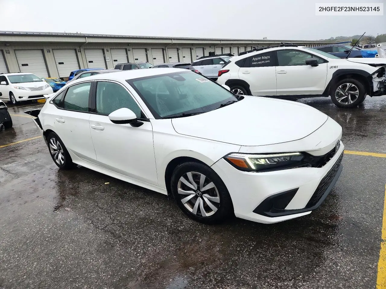 2022 HONDA CIVIC VIN 2HGFE2F23NH523145 — фото 4
