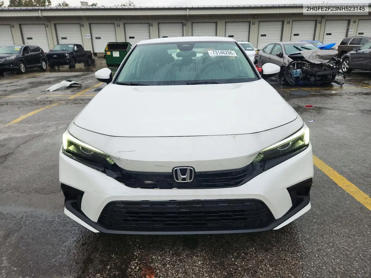 2022 HONDA CIVIC VIN 2HGFE2F23NH523145 — фото 5