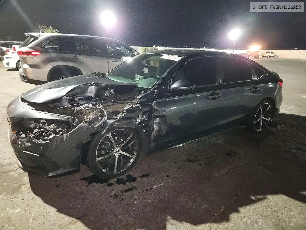 HONDA CIVIC 2022, VIN 2HGFE1F95NH306252