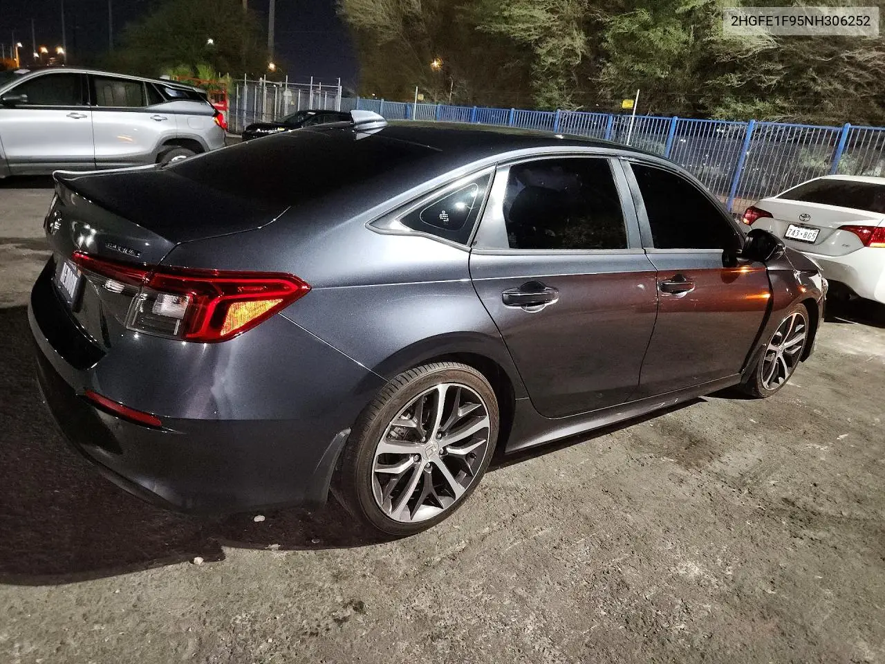 2022 HONDA CIVIC VIN 2HGFE1F95NH306252 — фото 3