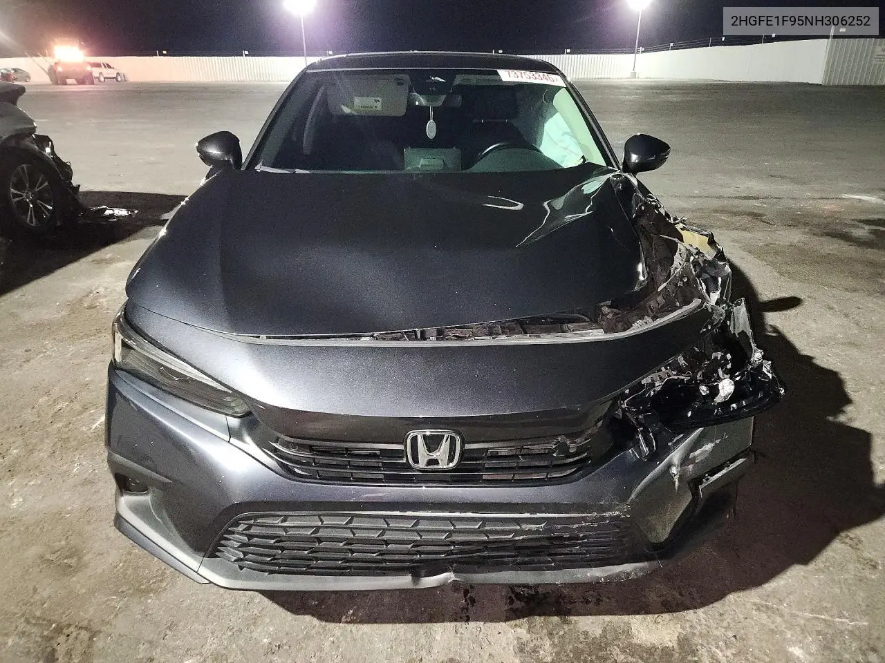 2022 HONDA CIVIC VIN 2HGFE1F95NH306252 — фото 5