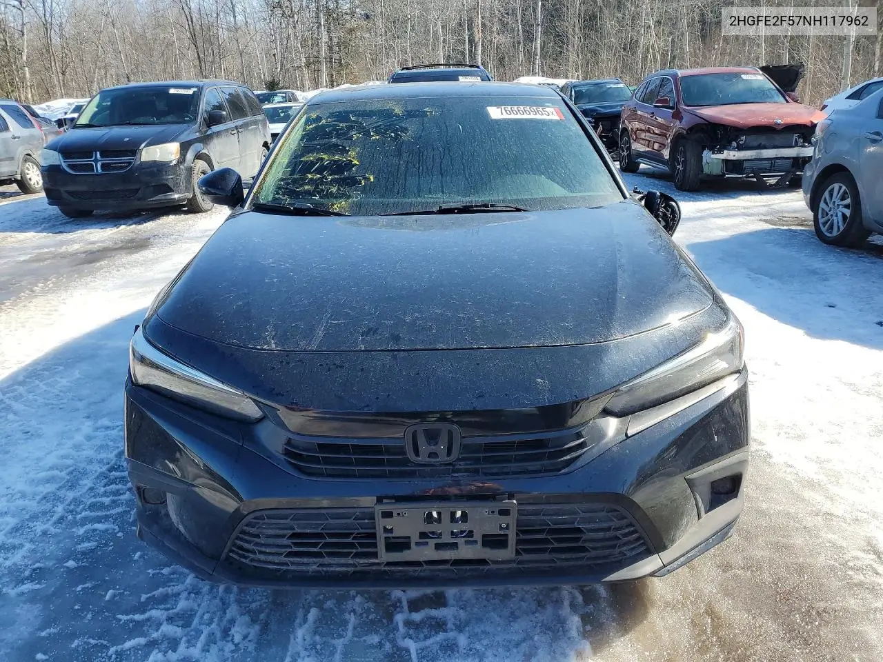 2022 HONDA CIVIC VIN 2HGFE2F57NH117962 — фото 5
