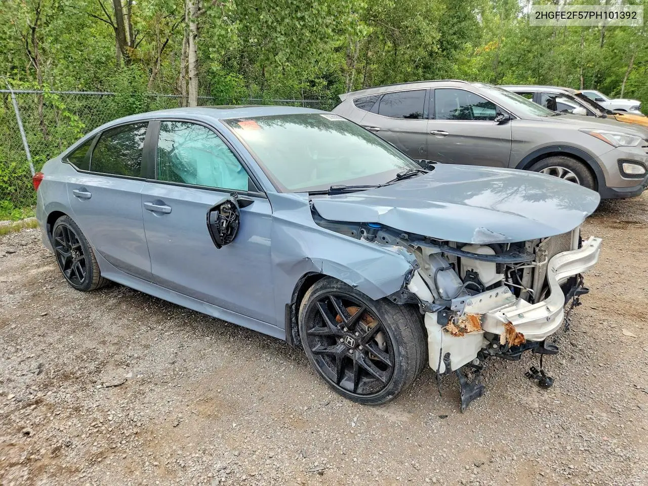 2023 HONDA CIVIC VIN 2HGFE2F57PH101392 — фото 4