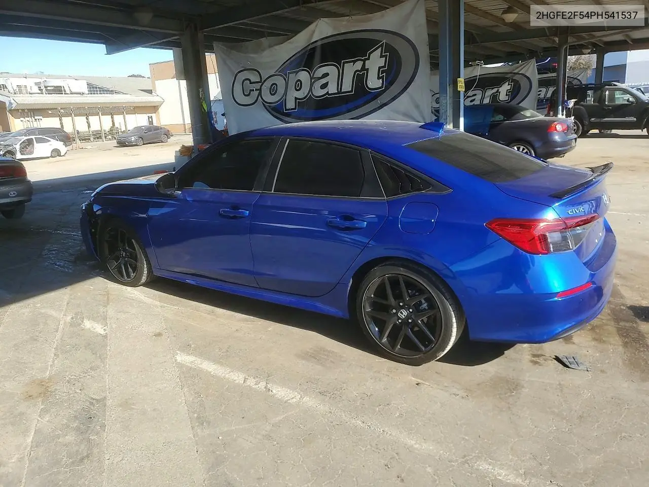 2023 HONDA CIVIC VIN 2HGFE2F54PH541537 — фото 2