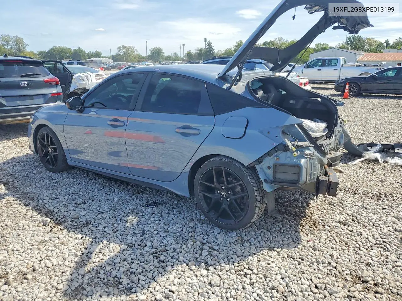 2023 HONDA CIVIC VIN 19XFL2G8XPE013199 — фото 2