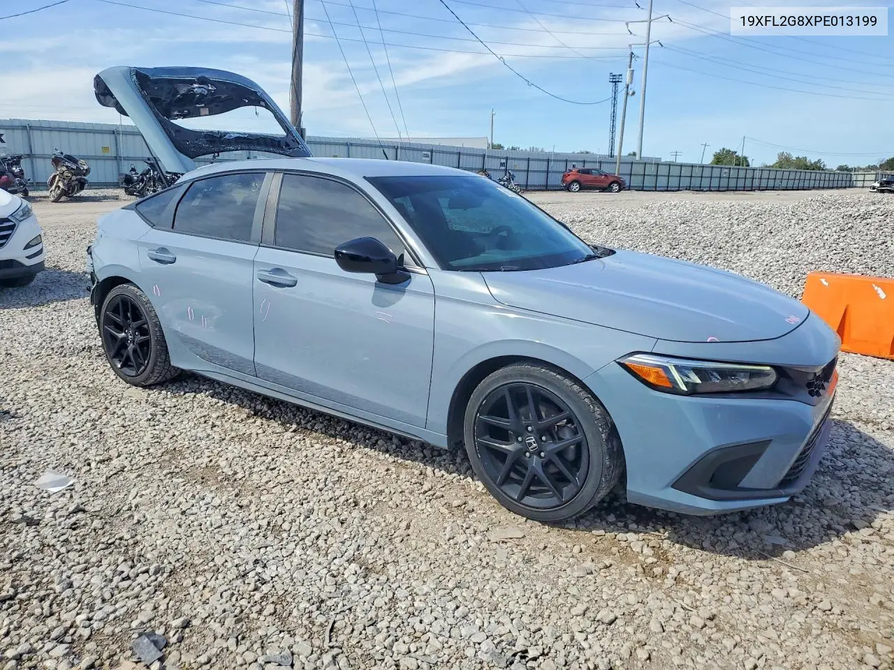 2023 HONDA CIVIC VIN 19XFL2G8XPE013199 — фото 4