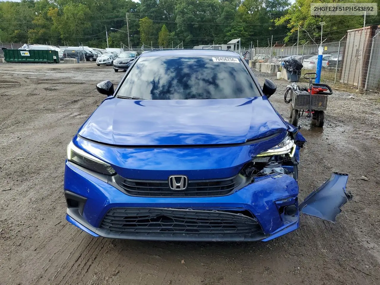 2023 HONDA CIVIC VIN 2HGFE2F51PH543892 — фото 5