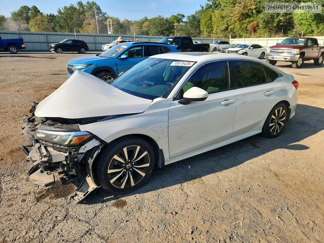 HONDA CIVIC 2023, VIN 2HGFE1F74PH319611