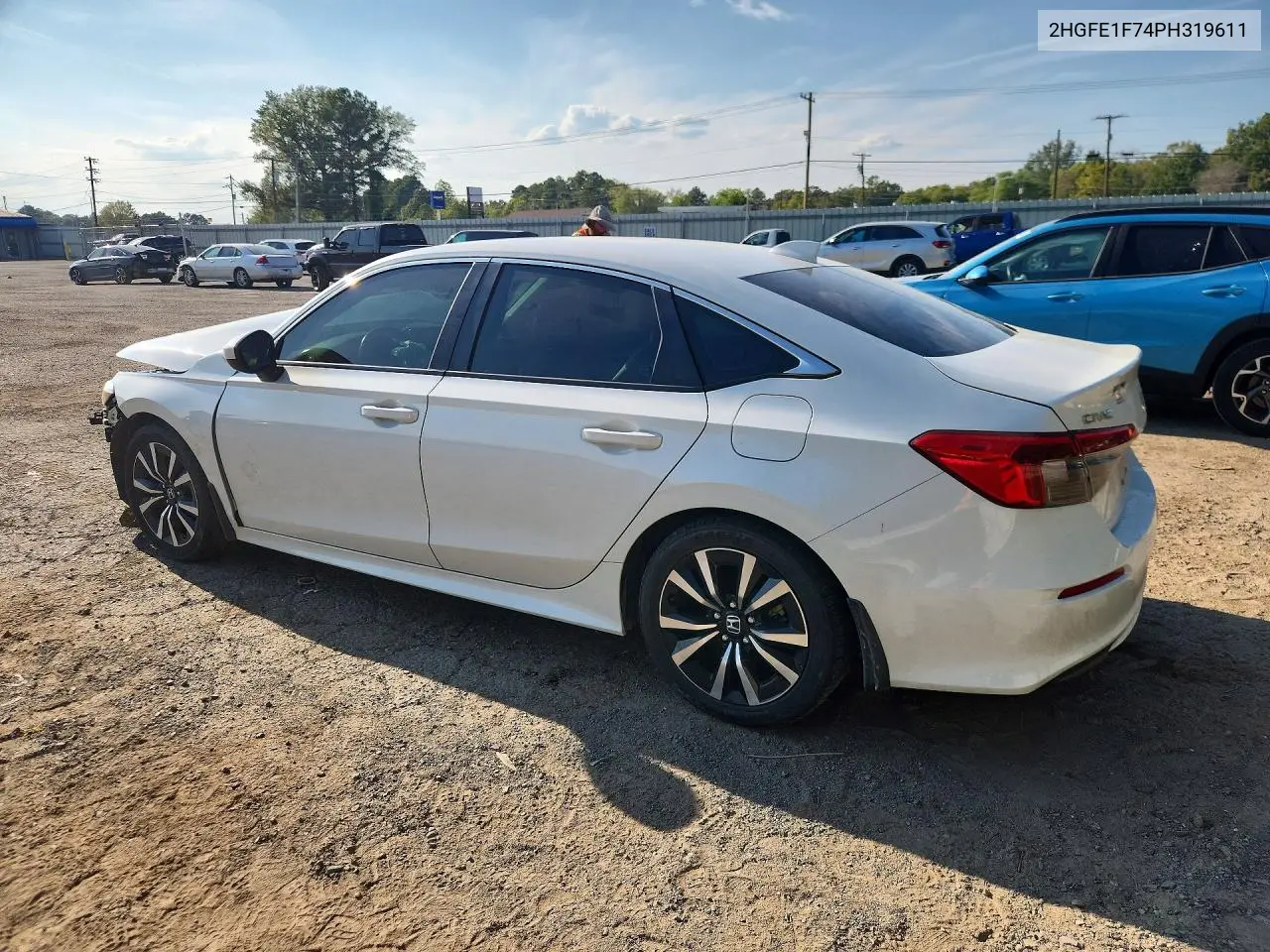 2023 HONDA CIVIC VIN 2HGFE1F74PH319611 — фото 2