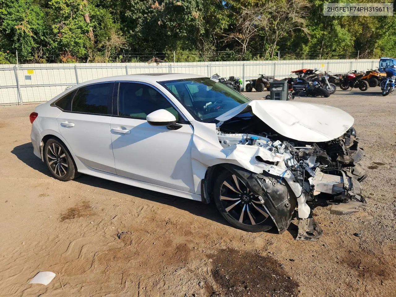 2023 HONDA CIVIC VIN 2HGFE1F74PH319611 — фото 4