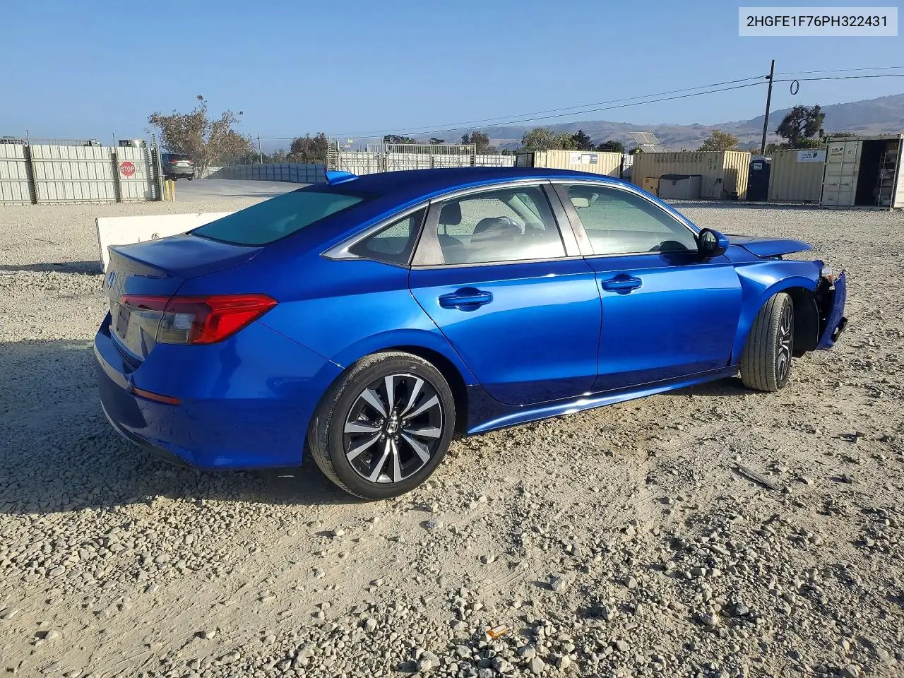 2023 HONDA CIVIC VIN 2HGFE1F76PH322431 — фото 4