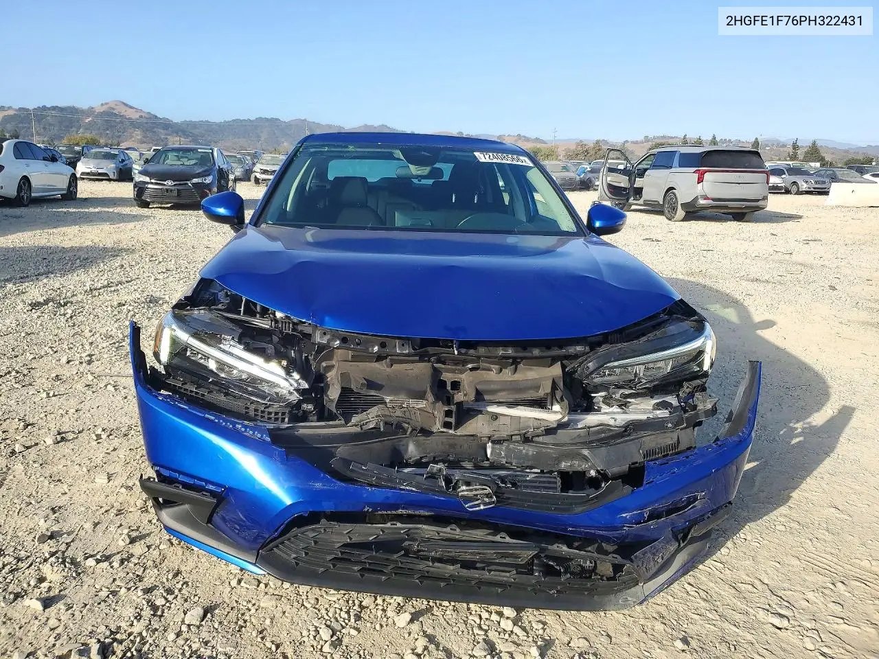 HONDA CIVIC 2023, VIN 2HGFE1F76PH322431