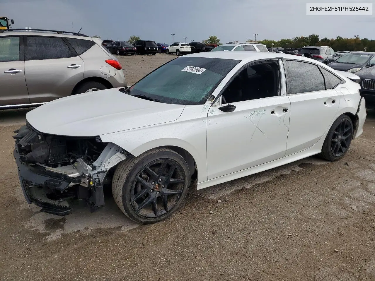 HONDA CIVIC 2023, VIN 2HGFE2F51PH525442